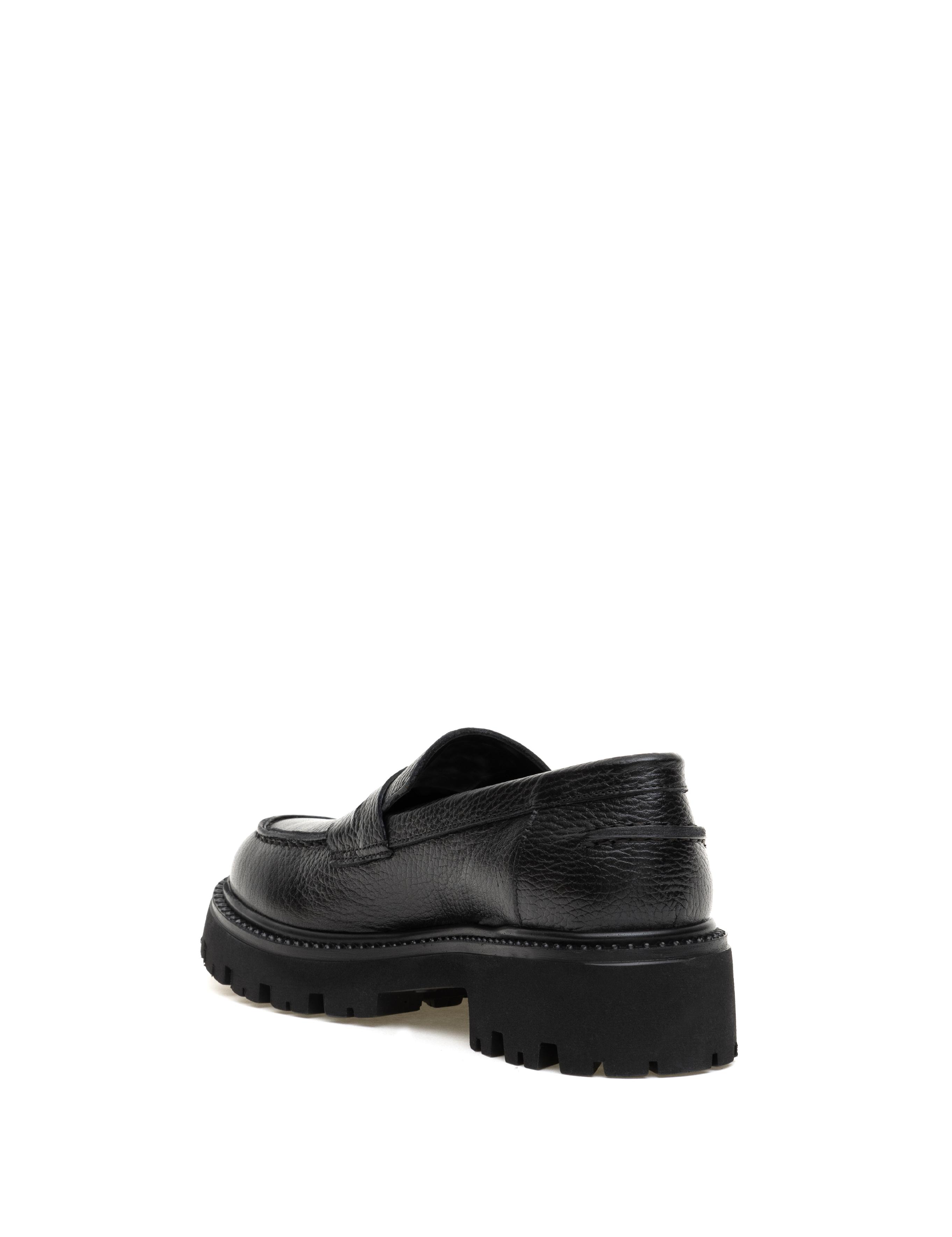 Siyah Deri Casual Ayakkabı