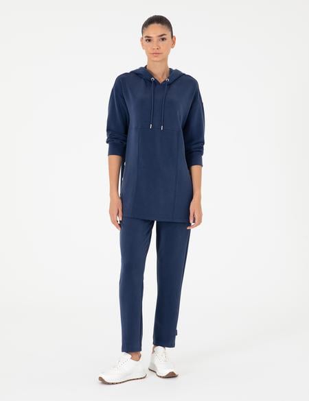 Lacivert Comfort Fit Modal Kumaş Sweatshirt - 50290992011