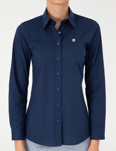 Açık İndigo Slim Fit Uzun Kollu Gömlek - 50299610030