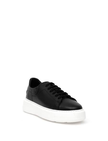 Siyah Deri Sneaker - 50300072003