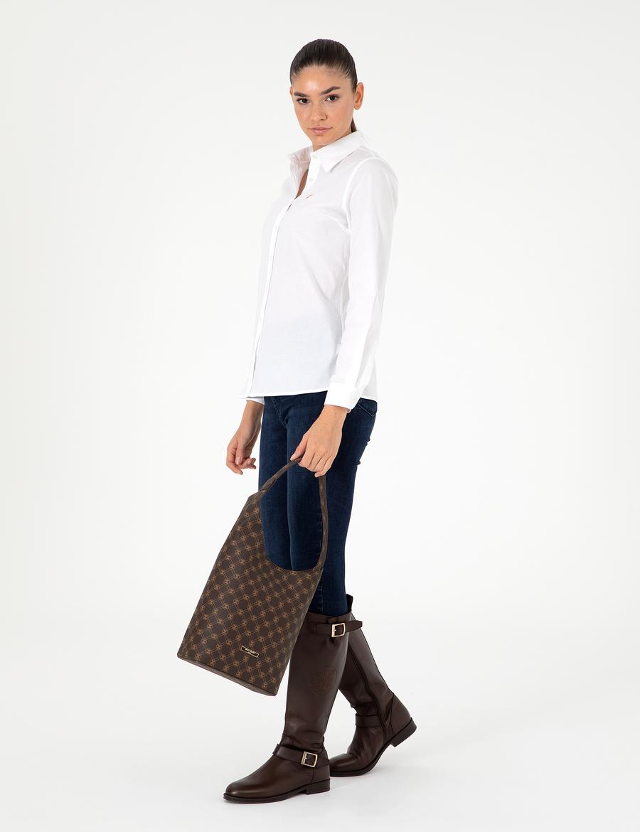 Kahverengi Omuz Çantası