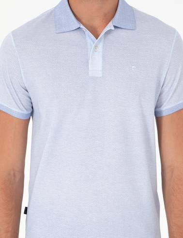 Açık Mavi Slim Fit Tişört