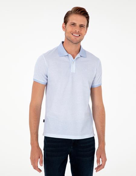 Açık Mavi Slim Fit Tişört - 50288926033