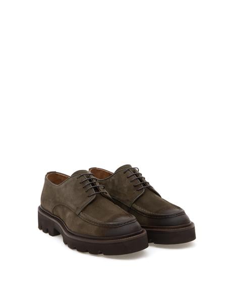 Haki %100 Deri Casual Ayakkabı - 50295696030