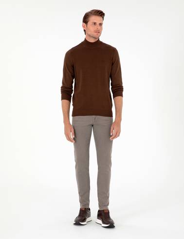 Bej Slim Fit Jean Pantolon