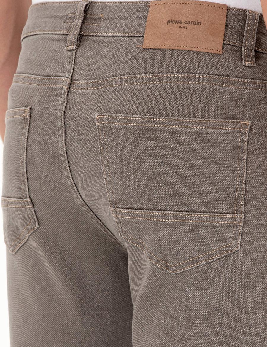 Bej Slim Fit Jean Pantolon