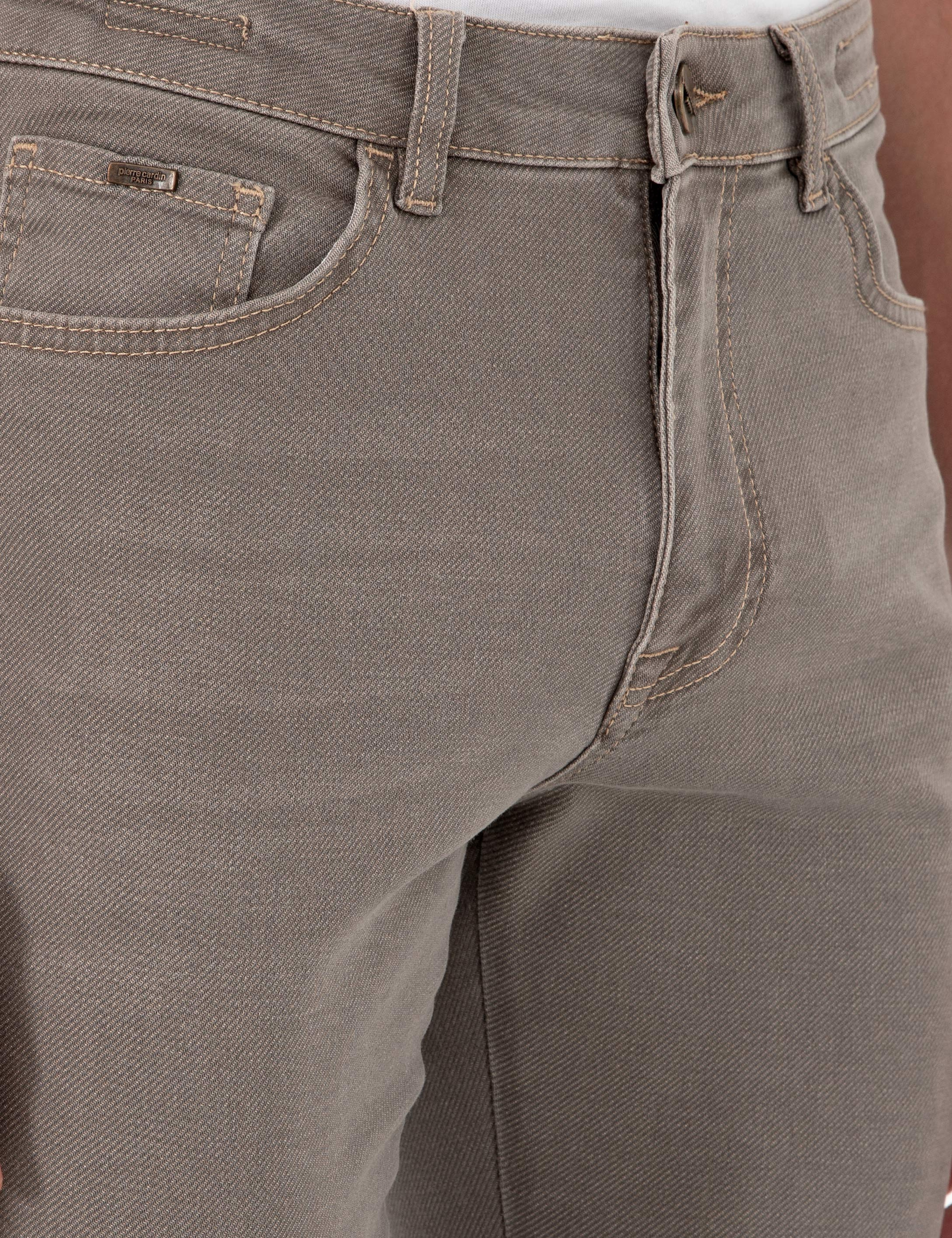 Bej Slim Fit Jean Pantolon - Image 5