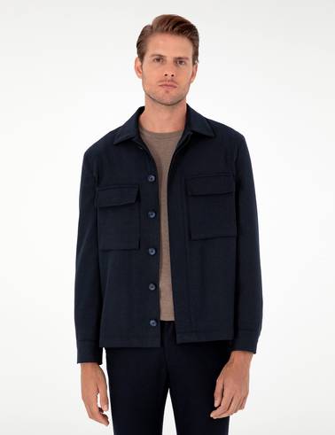 Lacivert Regular Fit Ceket