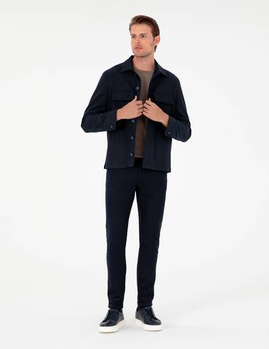 Lacivert Regular Fit Ceket