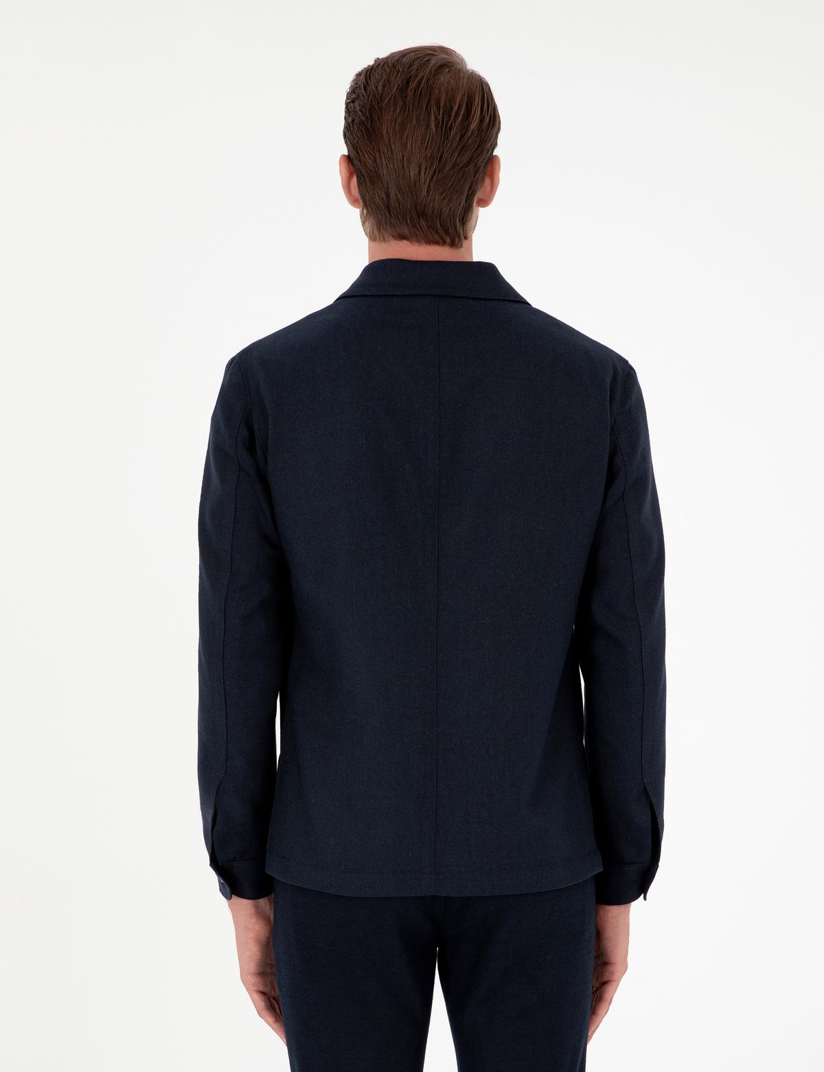 Lacivert Regular Fit Ceket - 50293435092