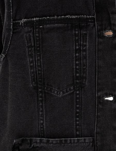 Siyah Slim Fit Jean Ceket - 50292102013