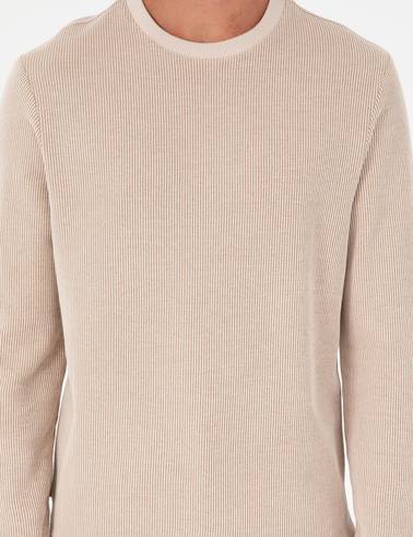 Bej Regular Fit %100 Pamuk Sweatshirt