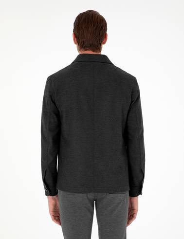 Antrasit Regular Fit Ceket