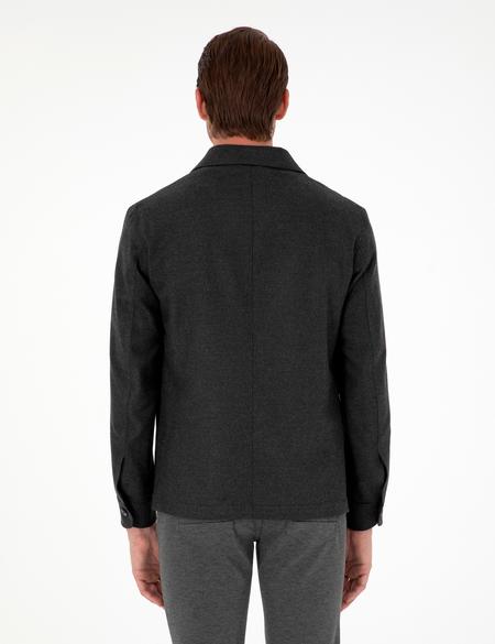 Antrasit Regular Fit Ceket - 50293435081