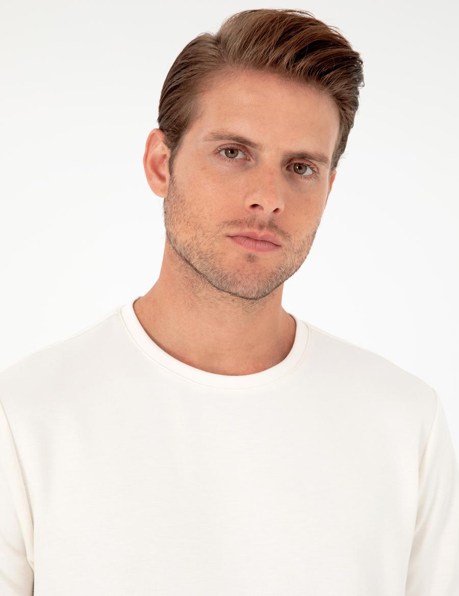 Ekru Regular Fit Tişört