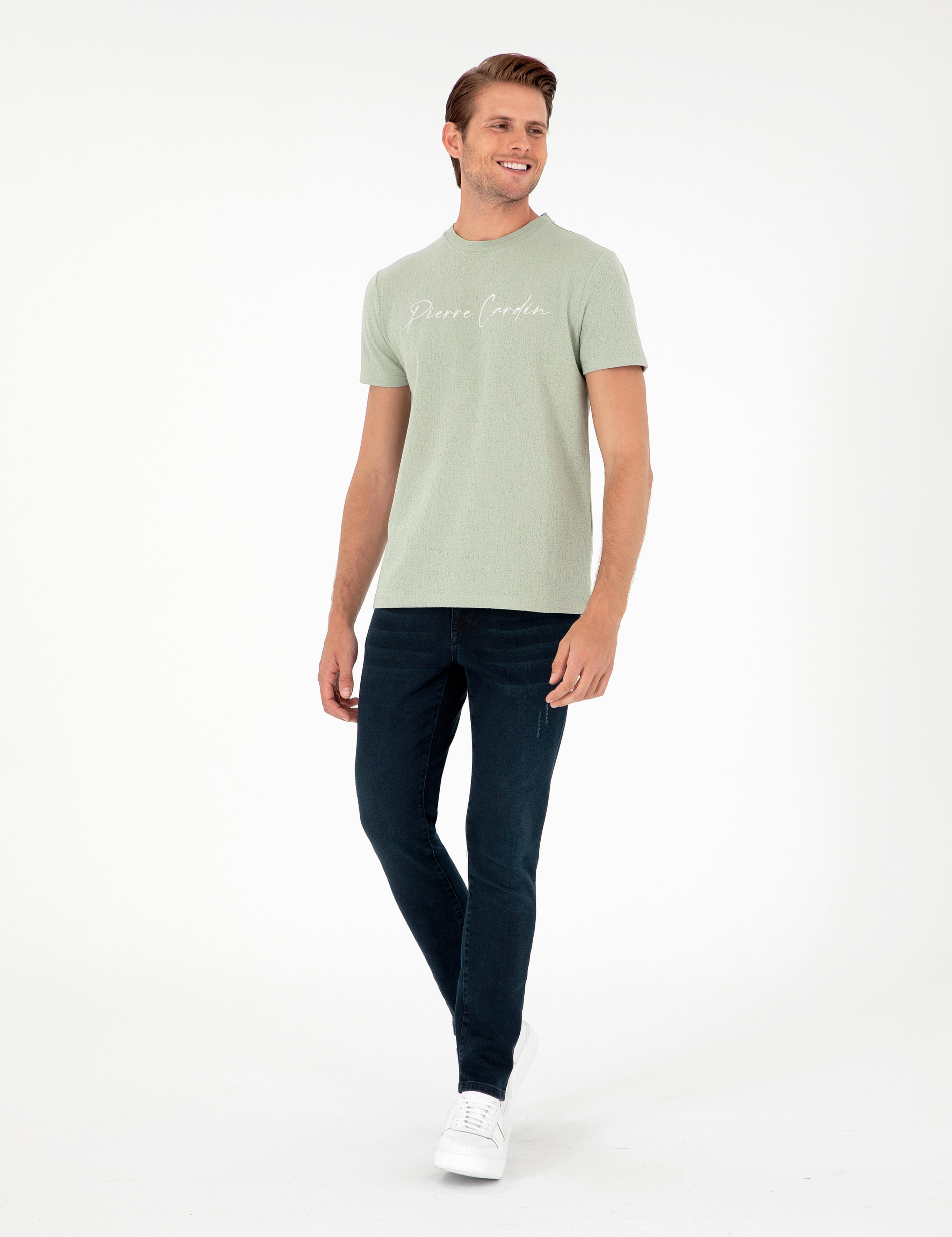 Yeşil Slim Fit Tişört