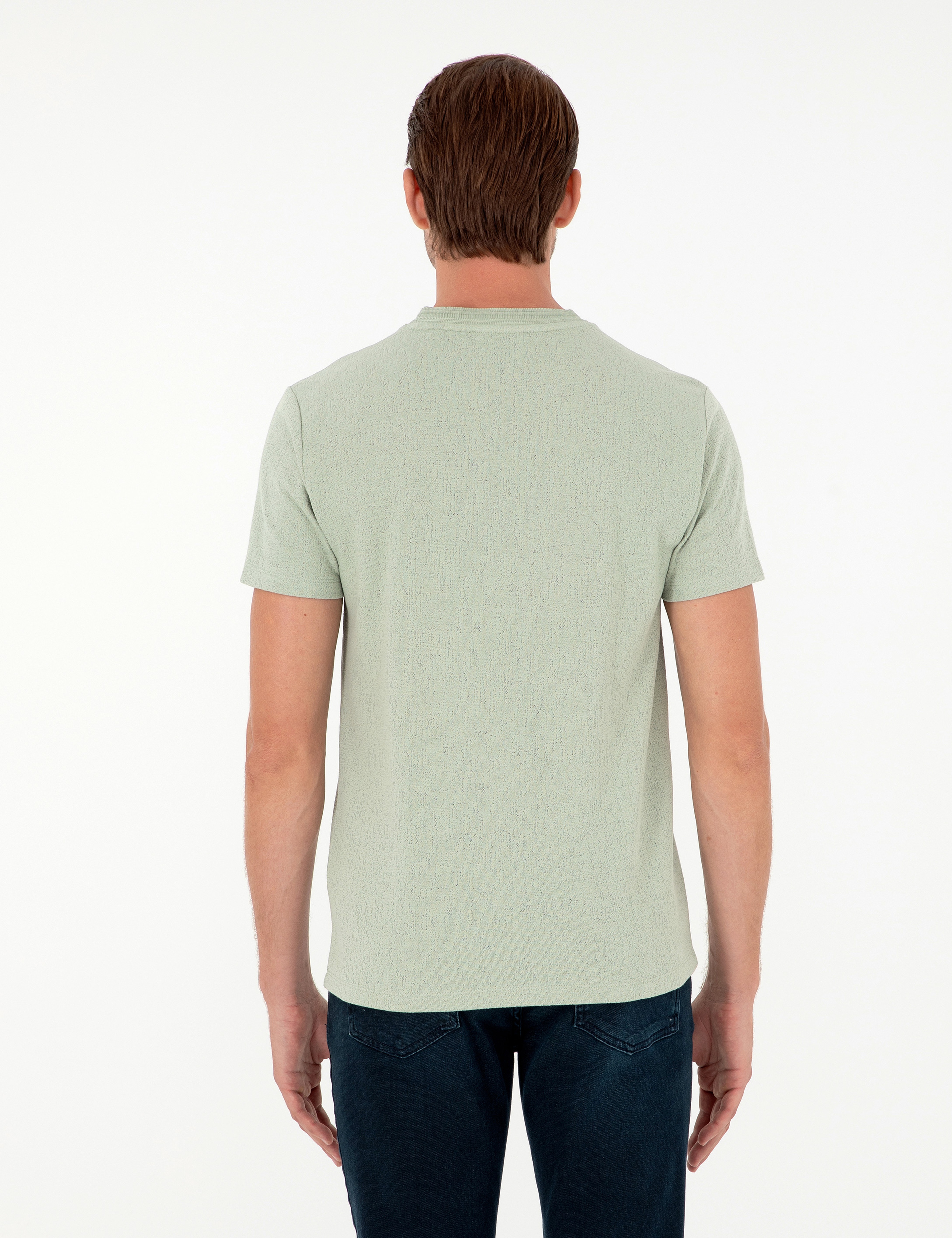 Yeşil Slim Fit Tişört