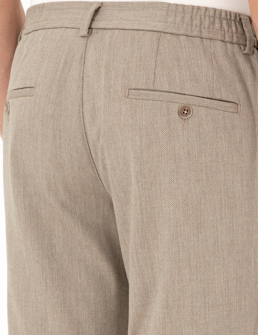 Açık Kahverengi Ex. Slim Fit Kumaş Pantolon