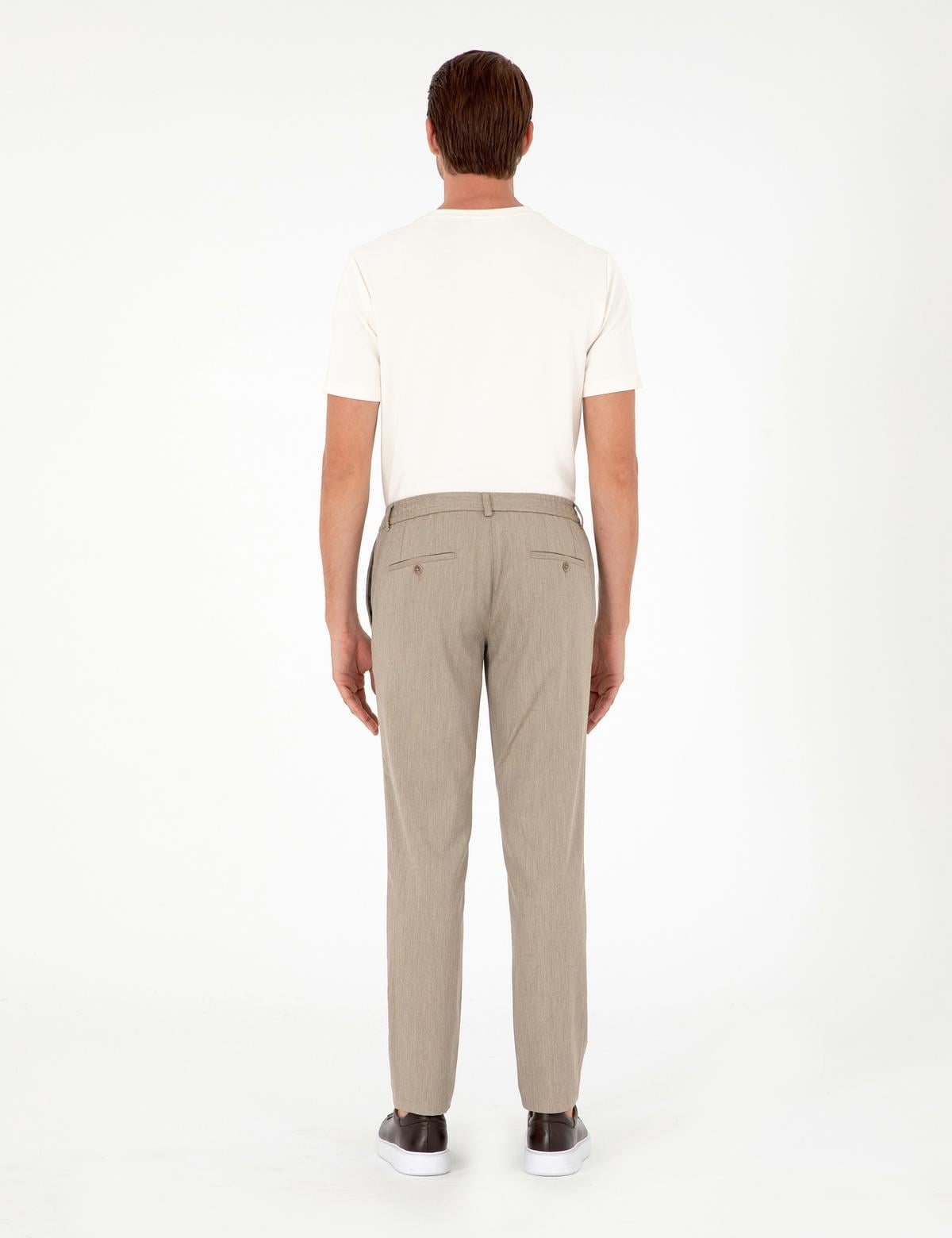 Açık Kahverengi Ex. Slim Fit Kumaş Pantolon - 50297514084