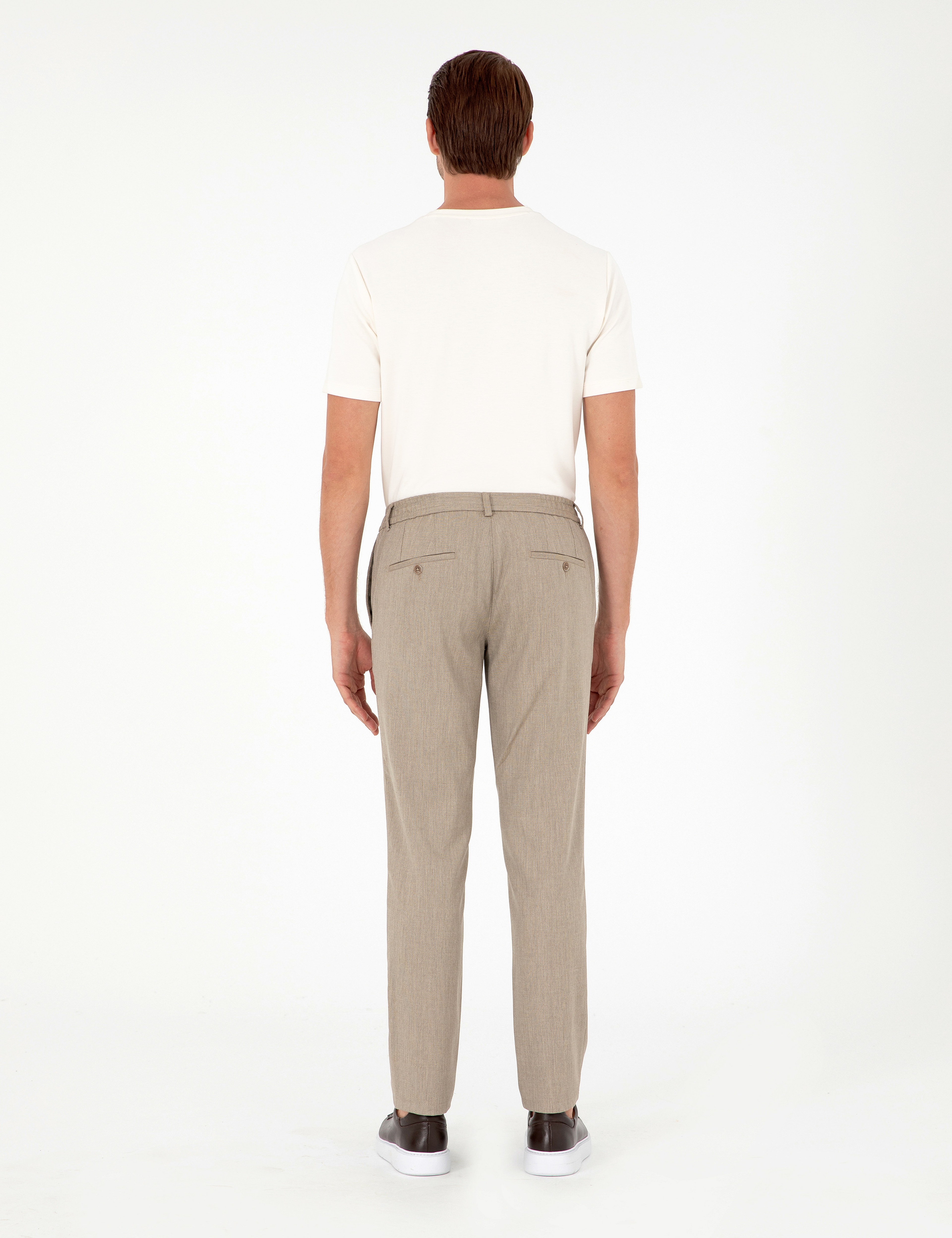 Açık Kahverengi Ex. Slim Fit Kumaş Pantolon