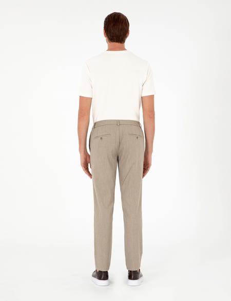 Açık Kahverengi Ex. Slim Fit Kumaş Pantolon - 50297514084