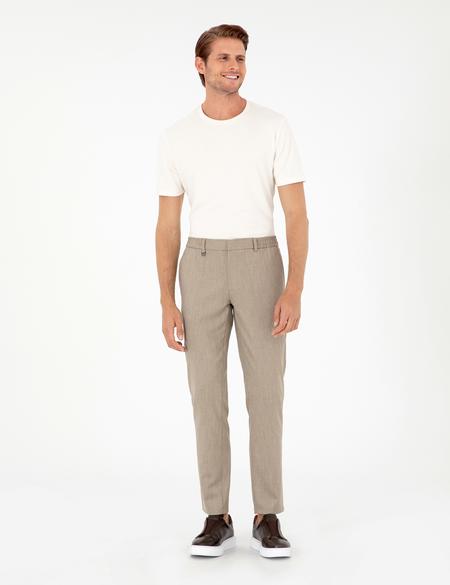Açık Kahverengi Ex. Slim Fit Kumaş Pantolon - 50297514084