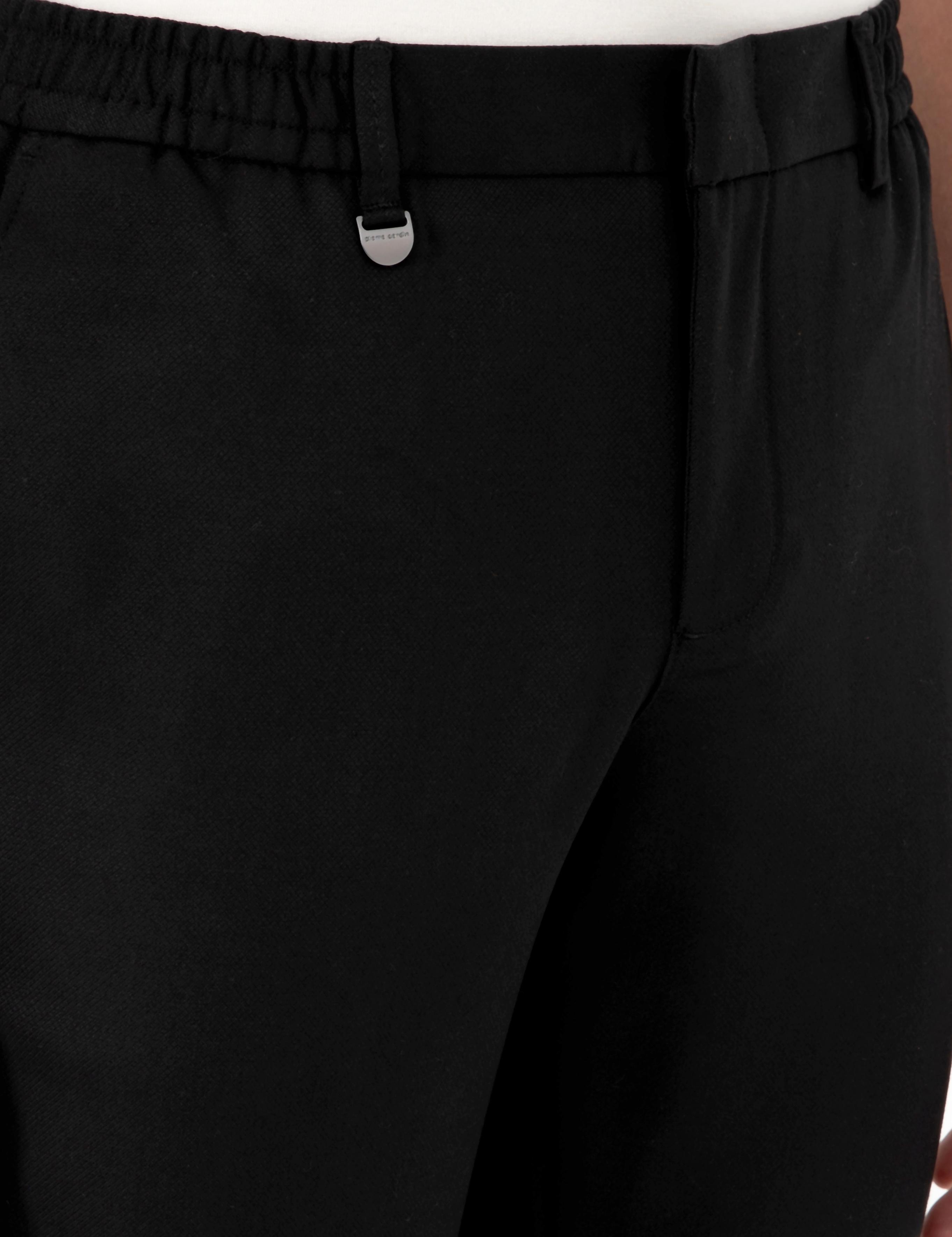 Siyah Ex. Slim Fit Kumaş Pantolon