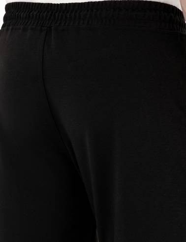 Siyah Slim Fit Eşofman Altı