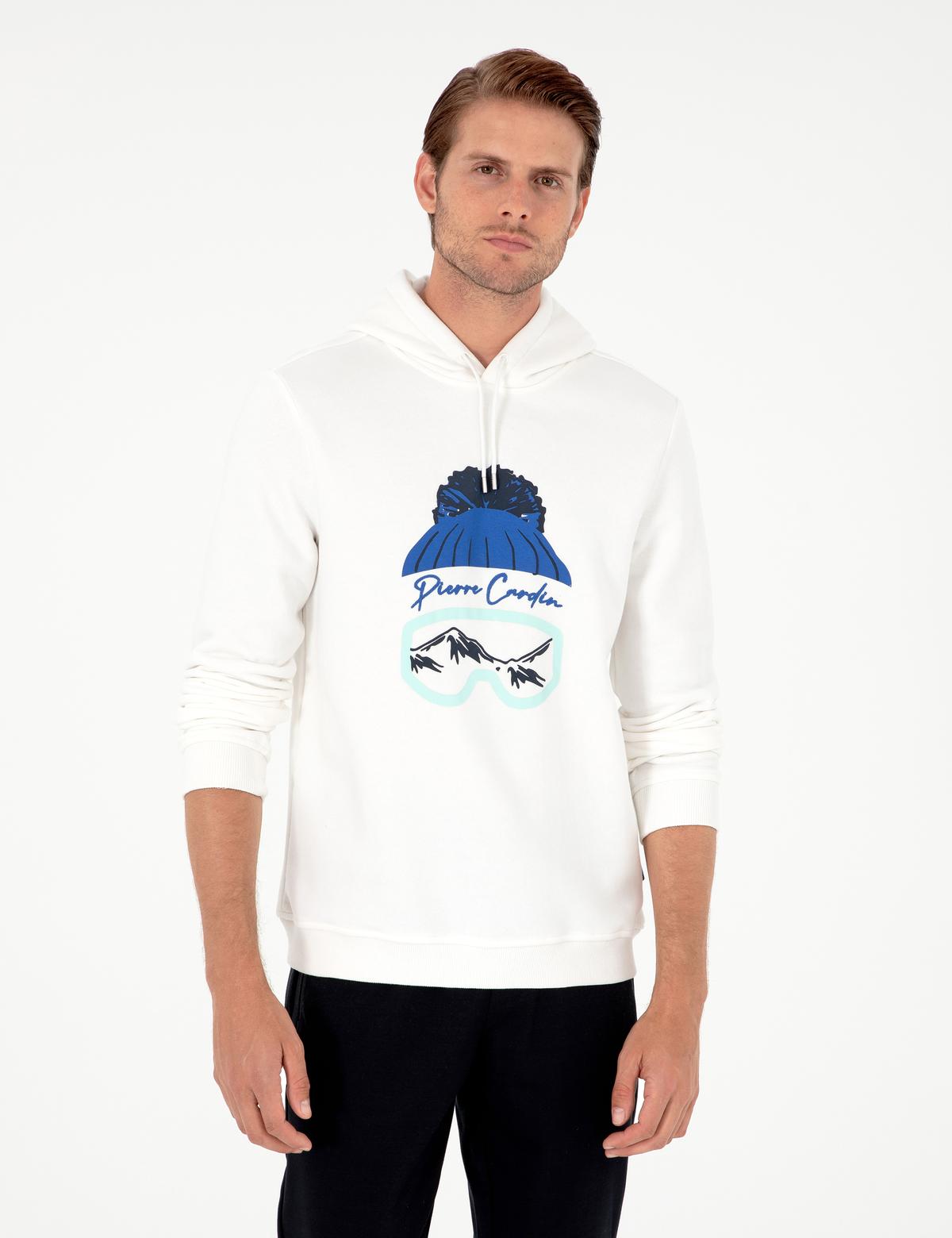Ekru Regular Fit Sweatshirt