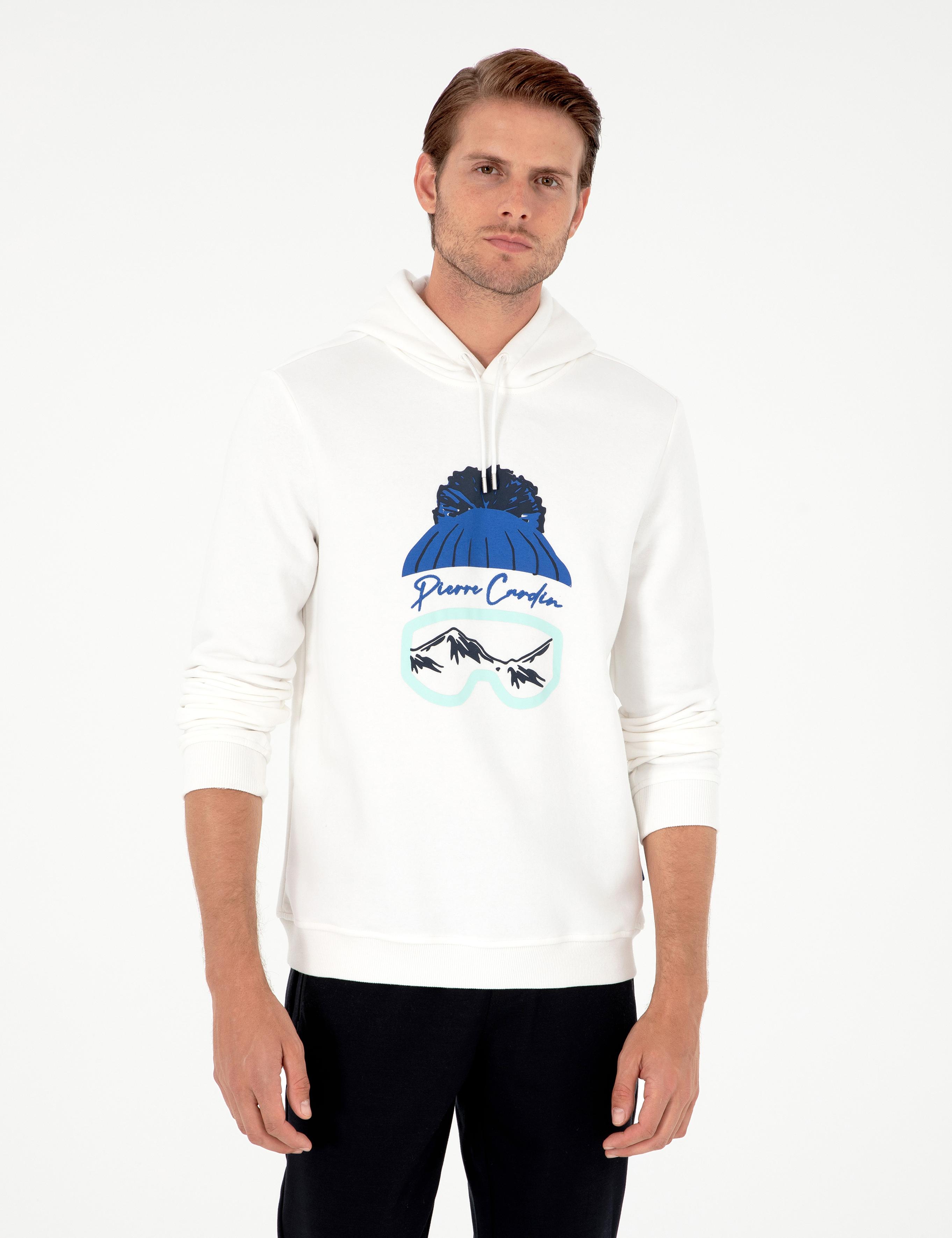 Ekru Regular Fit Sweatshirt