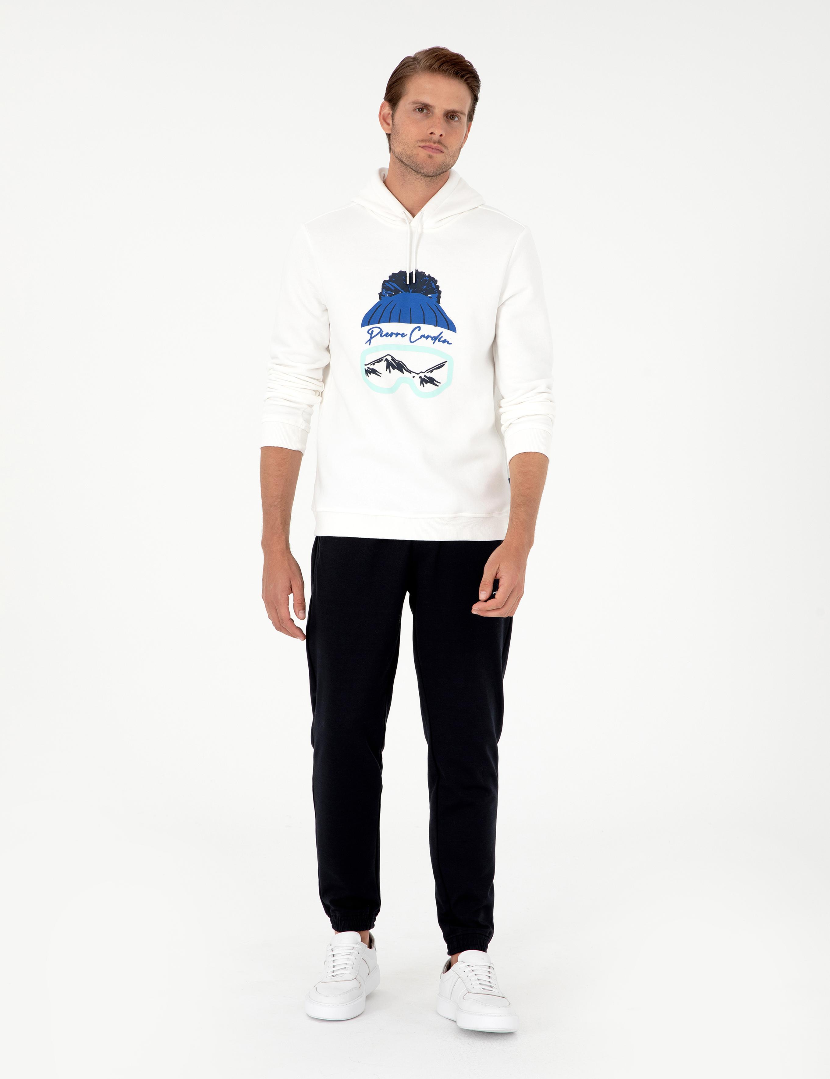 Ekru Regular Fit Sweatshirt