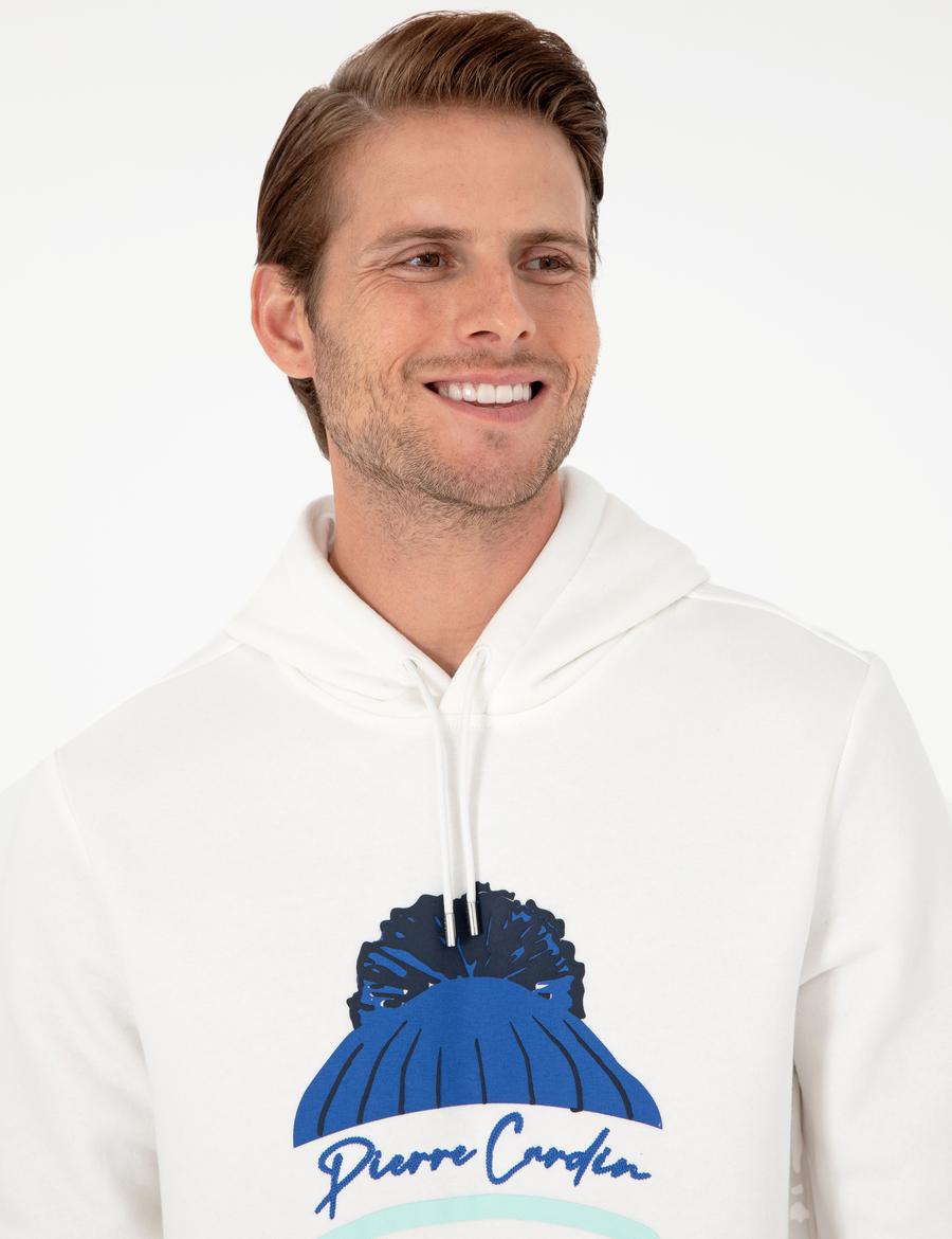 Ekru Regular Fit Sweatshirt