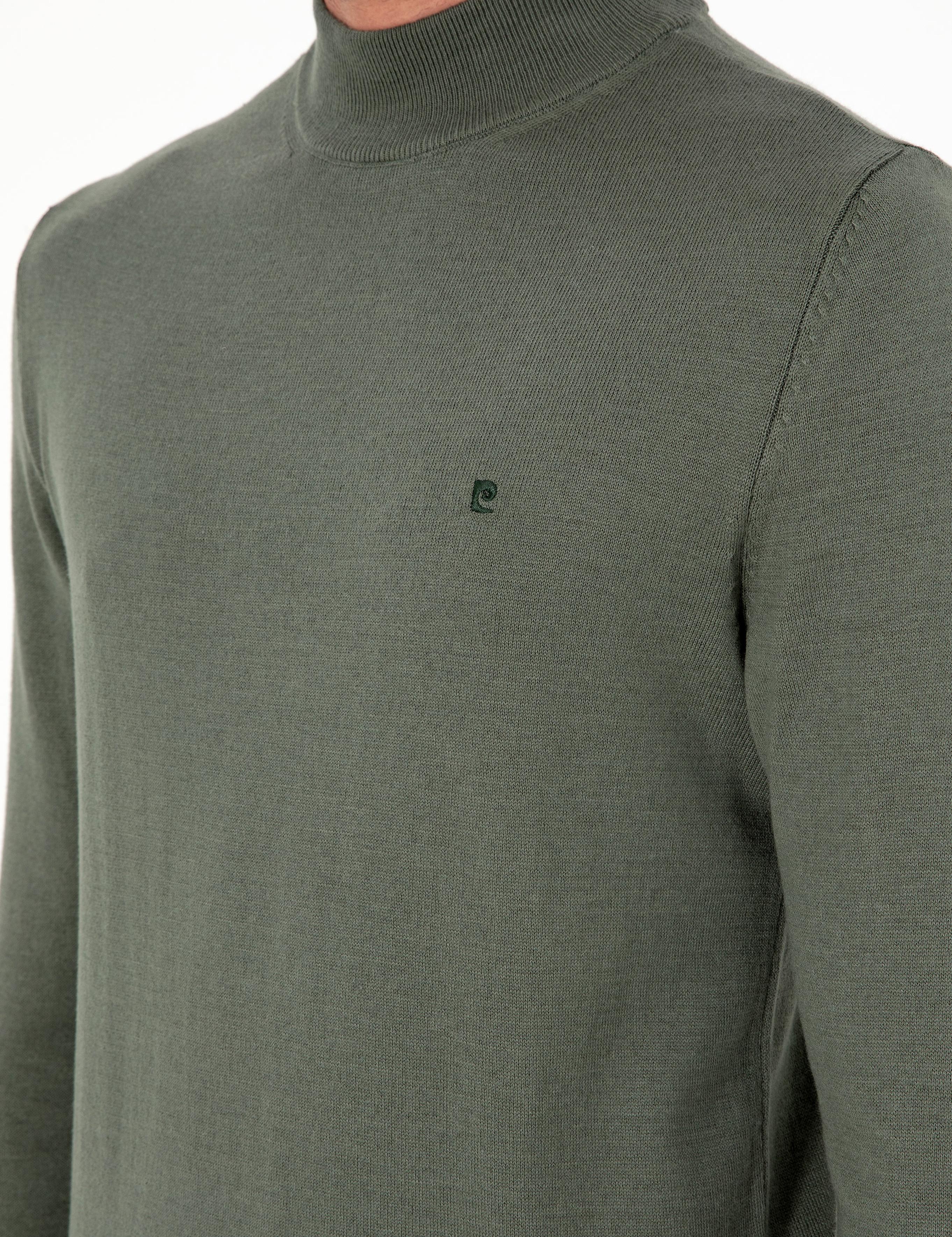 Duman Slim Fit Yarım Balıkçı Yaka Basic Triko Kazak