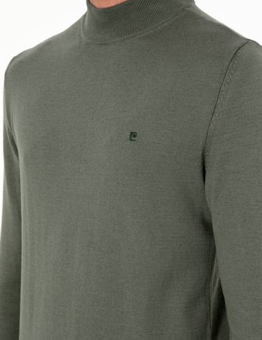 Duman Slim Fit Yarım Balıkçı Yaka Basic Triko Kazak