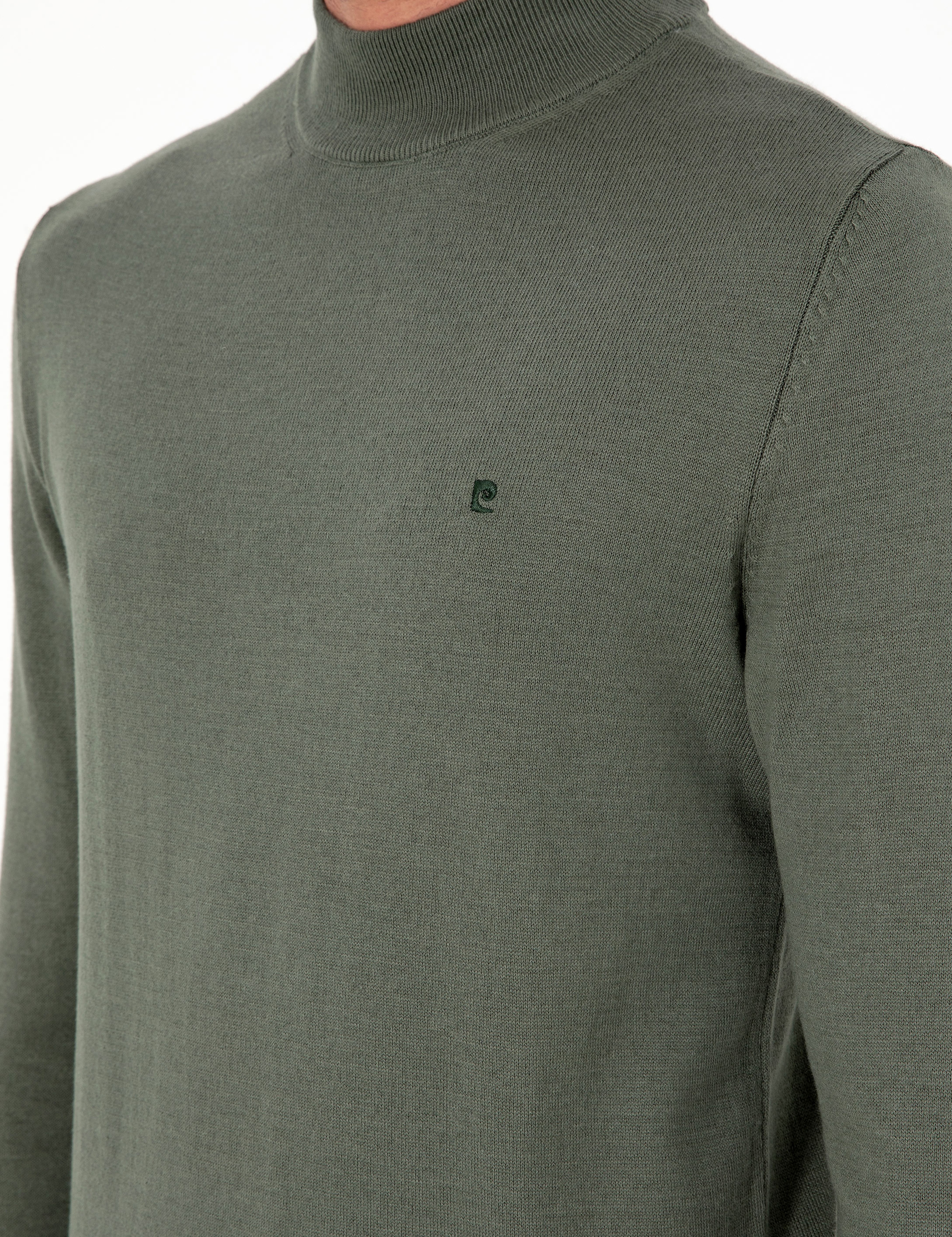 Duman Slim Fit Yarım Balıkçı Yaka Basic Triko Kazak - Image 7