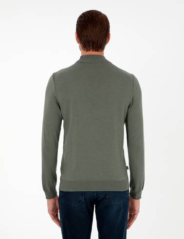 Duman Slim Fit Yarım Balıkçı Yaka Basic Triko Kazak