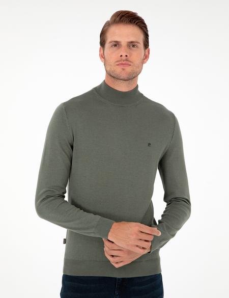 Duman Slim Fit Yarım Balıkçı Yaka Basic Triko Kazak - 50296614119