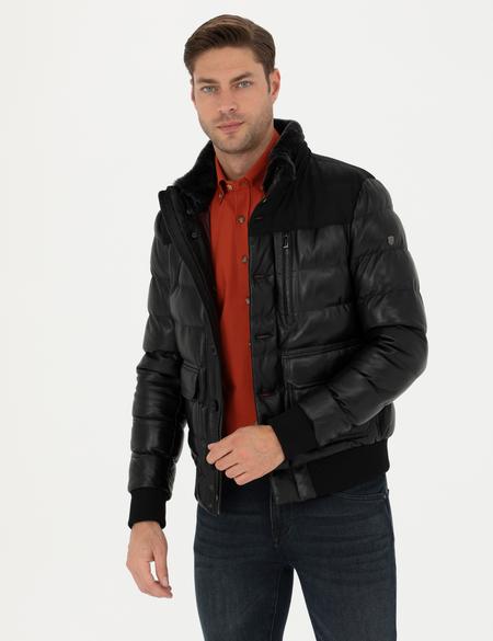 Siyah %100 Deri Mont - 50285190003