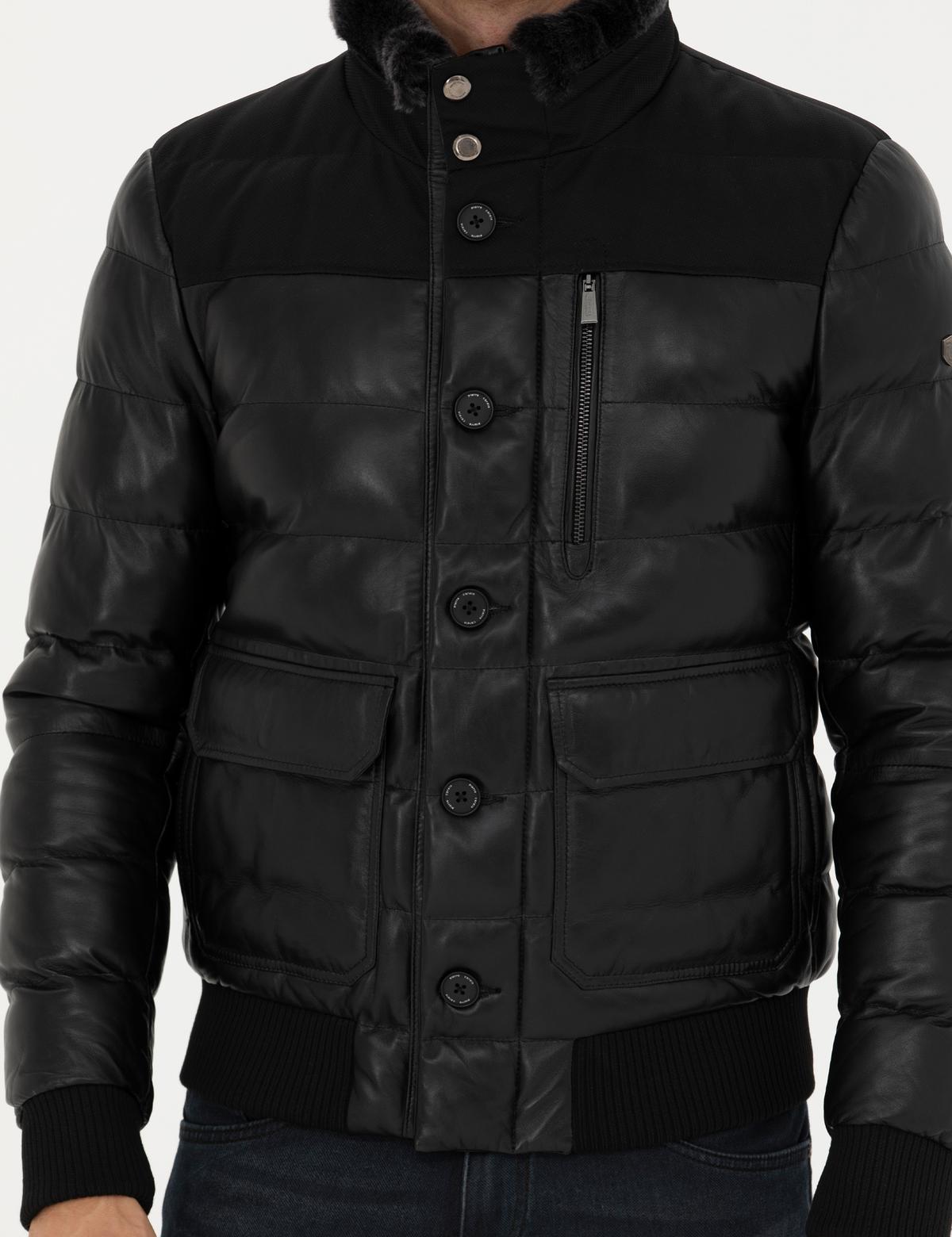 Siyah %100 Deri Mont - 50285190003