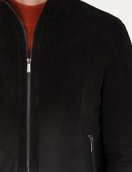 Siyah %100 Deri Ceket - 50285392002