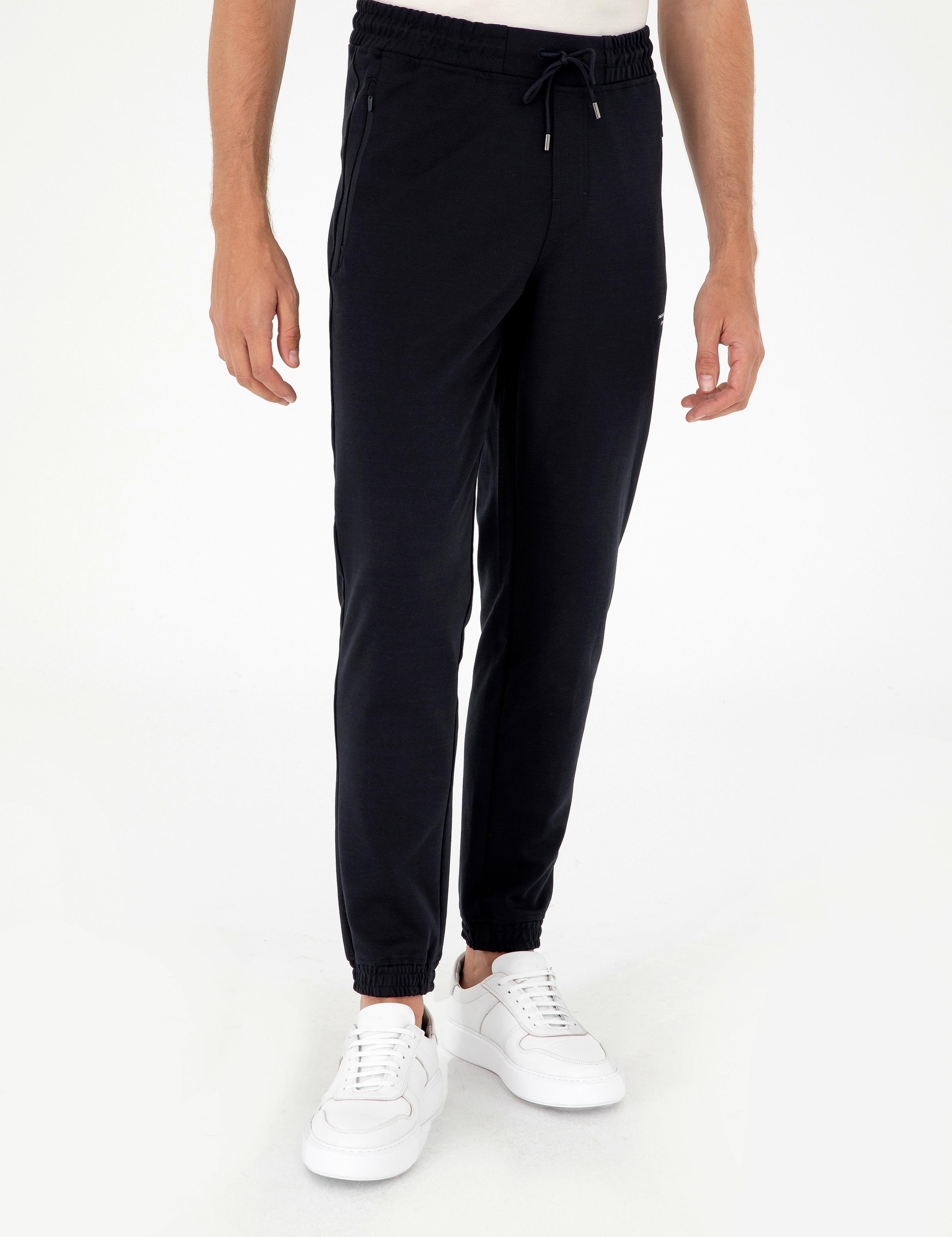 Lacivert Slim Fit Eşofman Altı