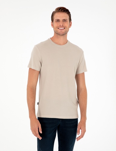 Taş Slim Fit Bisiklet Yaka Basic Tişört