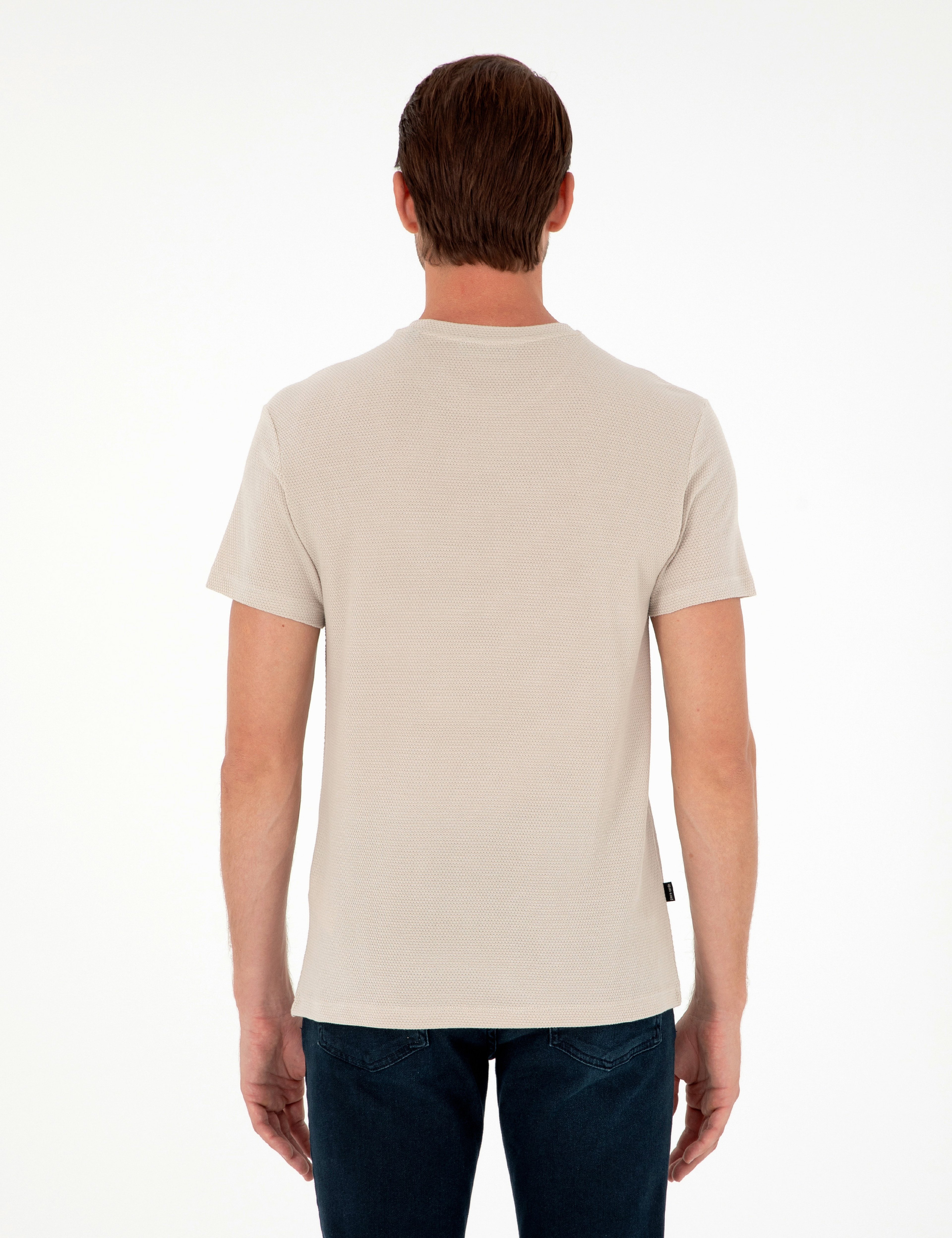 Taş Slim Fit Basic Tişört - Image 5