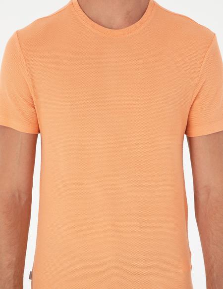 Turuncu Slim Fit Basic Tişört - 50280967087