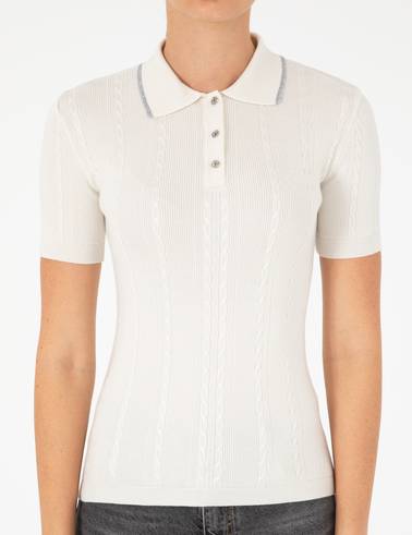 Ekru Slim Fit Kazak