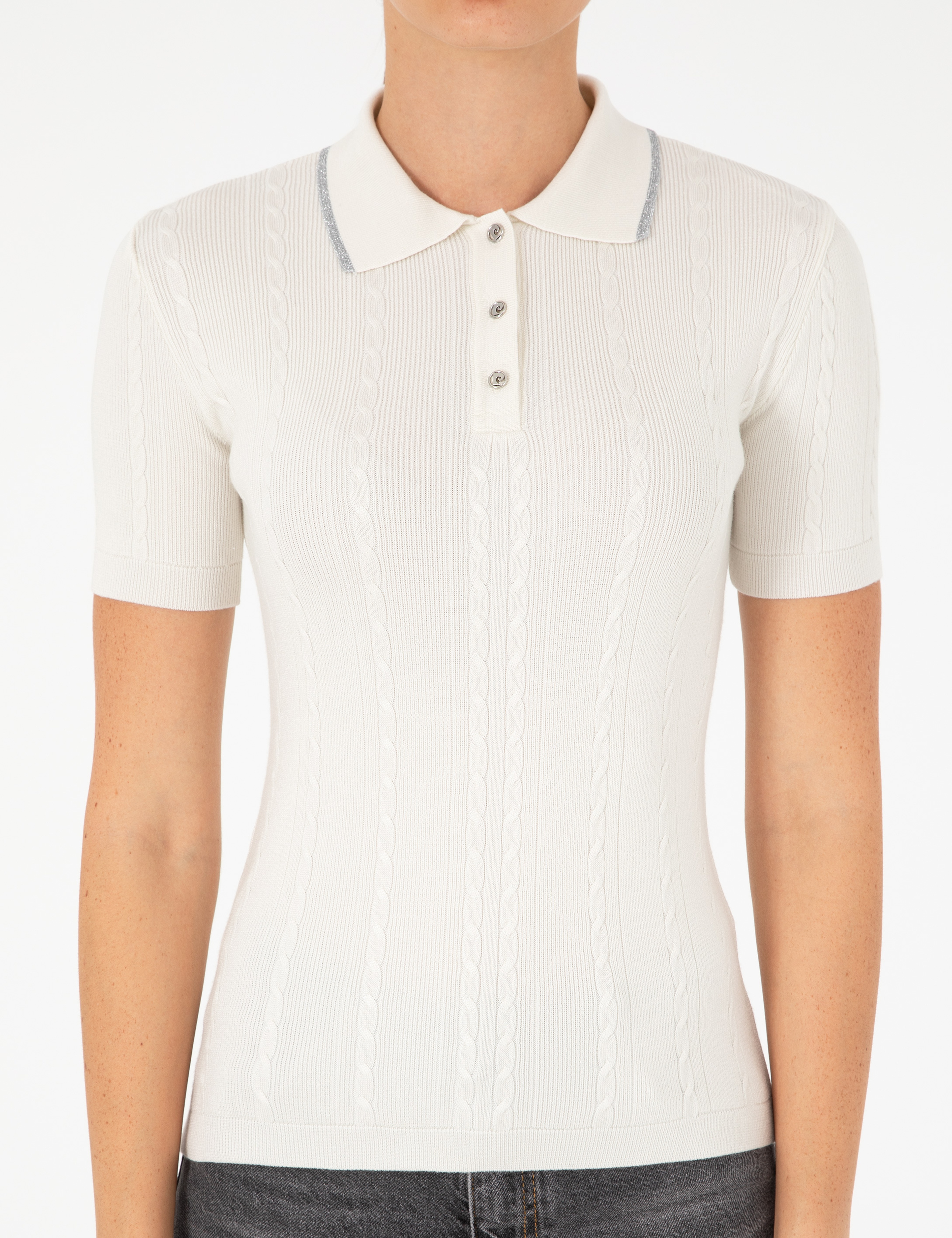 Ekru Slim Fit Kazak - Image 6
