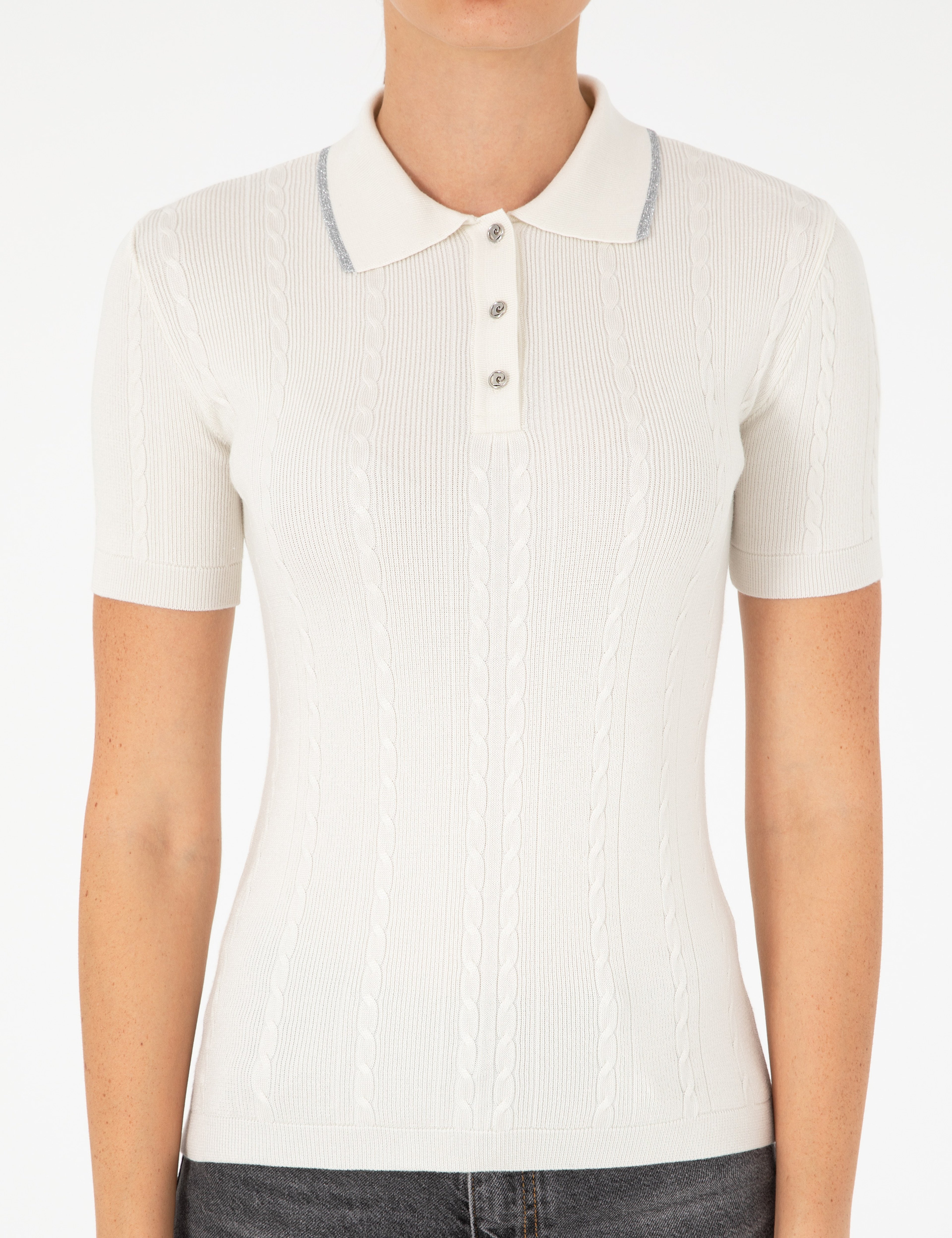 Ekru Slim Fit Kazak