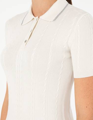 Ekru Slim Fit Kazak