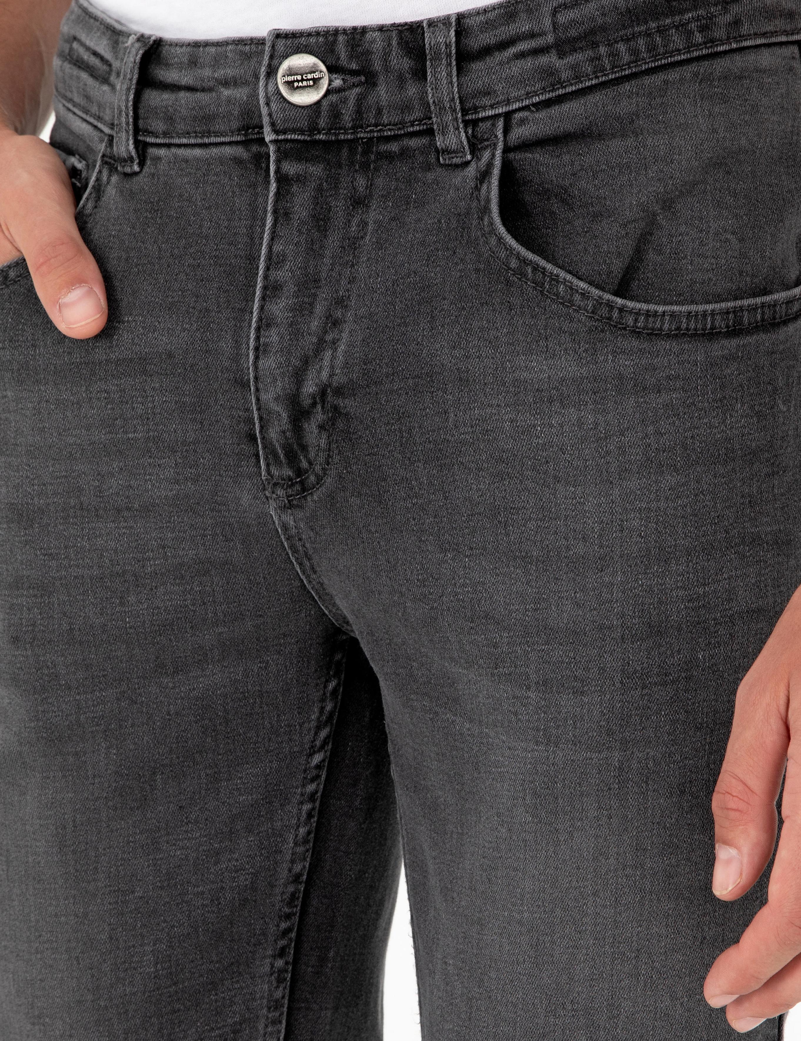 Antrasit Slim Fit Jean Pantolon