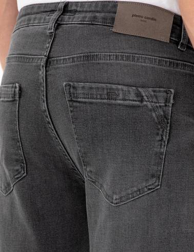 Antrasit Slim Fit Jean Pantolon